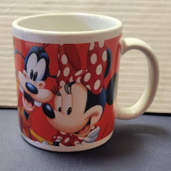 Walt Disney Applause Fab Five Mickey, Minnie, Goofy and More 12oz Coffee Mug FL - Picture 1 of 6